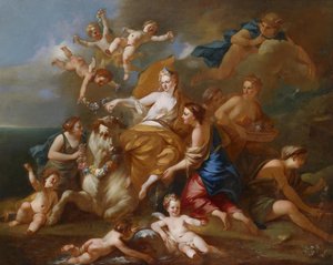 De roof van Europa door Pierre Jacques Cazes