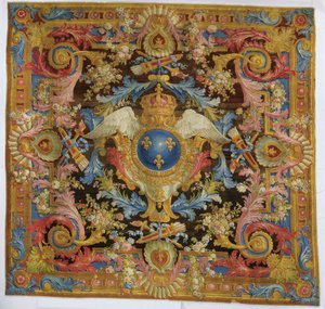 Louis XV savonnerie tapijt, 1740-50