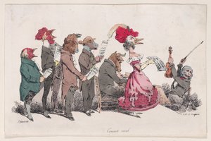 Vocaal Concert uit Metamorfosen van de Dag, 1829