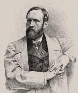 Portret van de organist en componist Louis James Alfred Lefébure-Wely 1817-1869, 1860