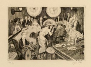 De bar bij Le Boeuf sur le Toit door Pierre Louis Gatier