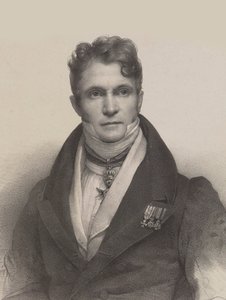 Portret van de dirigent en componist Gaspare Spontini door Pierre Louis Henri Grevedon
