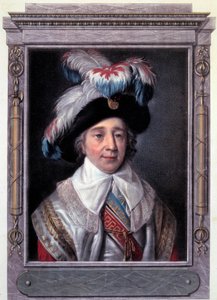 Franse Revolutie: Portret van Paul de Barras (1755-1829), Franse politicus. Gravure door Alix Pierre Michel (1762 - 1817)
