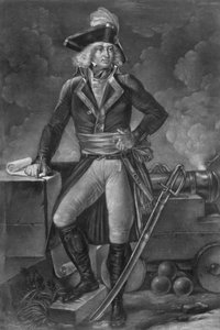 Generaal Charles Pichegru (1761-1804) - Portret van Charles Pichegru (1761-1804), generaal en chef van de legers van het Noorden, van Sambre en Meuse, van Rijn en van Moezel - Gravure door Pierre Michel Alix (1762-1817), door Alexandre Evariste FRAGONARD (