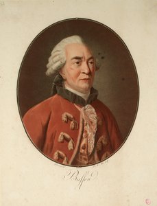 Portret van de natuuronderzoeker Georges-Louis Leclerc, Graaf van Buffon door Pierre Michel Alix