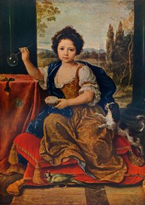 Louise Marie Anne de Bourbon, 1674-1681, onwettige dochter van Lodewijk XIV, ca. 1680, 1911 door Pierre Mignard