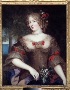 Portret van Francoise Marguerite de Sevigne, gravin van Grignan door Pierre Mignard