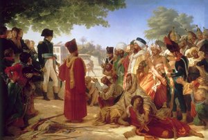 Napoleon Bonaparte Vergeeft de Rebellen in Caïro, 23 oktober 1798 door Pierre Narcisse Guerin