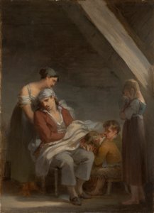 Een Rouwende Familie door Pierre Paul Prud