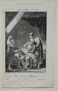 Een Ongelukkige Familie door Pierre Paul Prud