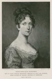 Elisa Bonaparte door Pierre Paul Prudhon