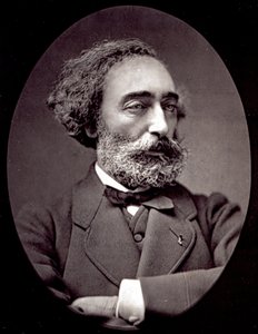 Halflang portret van de schilder Emile Levy door Pierre Petit