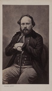 Portret van Pierre-Joseph Proudhon door Pierre Petit