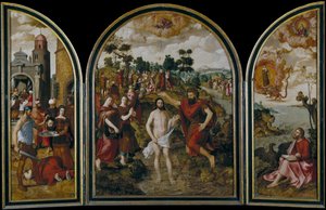 Het Drieluik van Johannes de Doper, 1549 door Pierre Pourbus