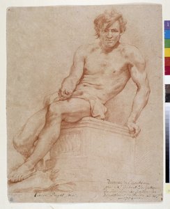Zittende man door Pierre Puget