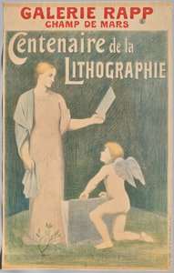 Eeuwfeest van de lithografie door Pierre Puvis de Chavannes
