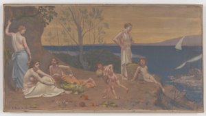Doux Pays (Aangenaam land) door Pierre Puvis de Chavannes