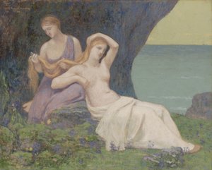 In de Heide door Pierre Puvis de Chavannes