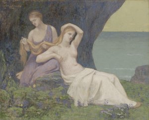 In de Heide door Pierre Puvis de Chavannes