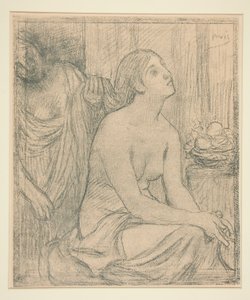De toilet door Pierre Puvis de Chavannes