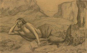 Orpheus door Pierre Puvis de Chavannes