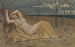 Tamaris, ca. 1886-87 door Pierre Puvis de Chavannes