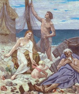 De familie van de visser