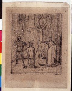 De onthoofding van Sint Johannes de Doper door Pierre Puvis de Chavannes