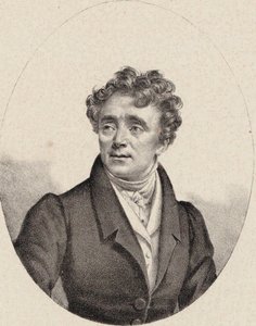 Portret van de operazanger Louis Antoine Eléonore Ponchard 1787-1866, ca. 1835