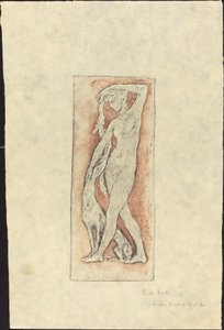 Diane au levrier (Diana en een Windhond) door Pierre Roche