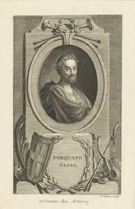 Portret van Torquato Tasso 1544-1595, ca 1770