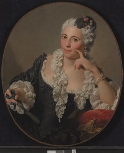 Portret van Anne-Marie Zina Durand de Lironcourt door Pierre Subleyras