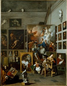 Het atelier van de kunstenaar