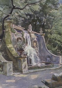 Frascati, Villa Aldobrandini door Pierre Vignal