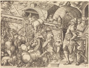 De ark van Noach door Pierre Woeiriot