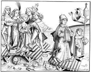 Le passage du viatique, 1493 1849 door Pierre Wolgmuth