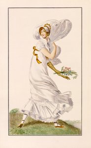 Chiffon Promenade Jurk, 1812