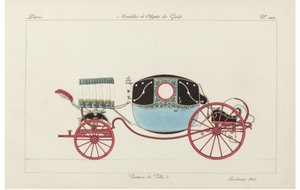 Stadskoets, 1800s door Pierre de La Mesangere