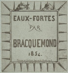 Eaux-fortes door Bracquemond, 1854 door Pierron et Delâtre