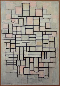 Compositie Nr. IV; Compositie 6 door Piet Mondrian
