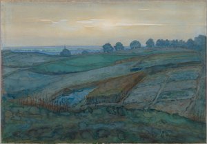 Landschap in de buurt van Arnhem