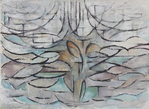 De bloeiende appelboom, 1912 door Piet Mondrian