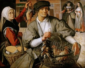 Marktscène door Pieter Aertsen