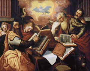 De vier evangelisten door Pieter Aertsen