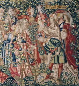 De gelijkenis van de arbeiders in de wijngaard, ca. 1500 door Pieter (studio of) Coecke van Aelst