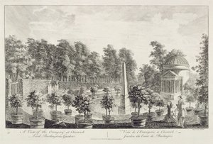 Een uitzicht op de oranjerie, Lord Burlington