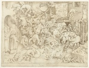 Val van de magiër Hermogenes door Pieter Bruegel (I)