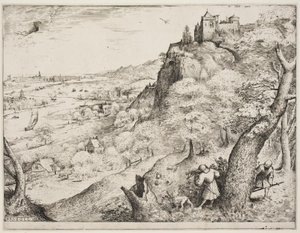 Konijnenjacht door Pieter Bruegel d.Æ.