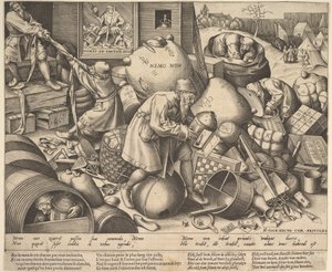 Elckerlijc, ca. 1558 door Pieter Bruegel the Elder