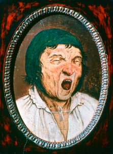 Man geeuwend, ca. 1545-1569 door Pieter Bruegel the Elder